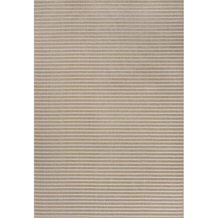 Aarhus Minimalist Scandi Striped Area Rug