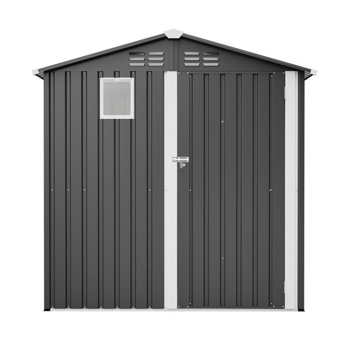Metal Outdoor Storage Shed 6FT x 4FT