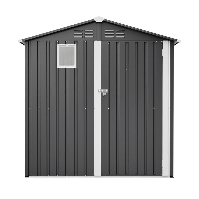 Metal Outdoor Storage Shed 6FT x 4FT image number 0