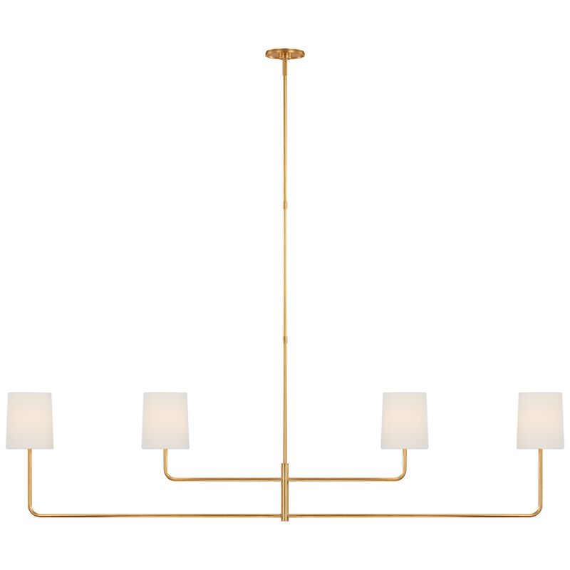 Go Lightly 70" Four Light Linear Chandelier