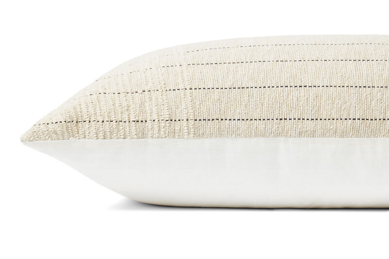 Burnett FPMH0027 Ivory 36"Wx36"Dx6"H by Magnolia Home by Joanna Gaines x Loloi