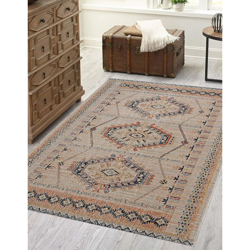 Linon Great Zero Lana Ivory & Terracotta, Rug image number 6