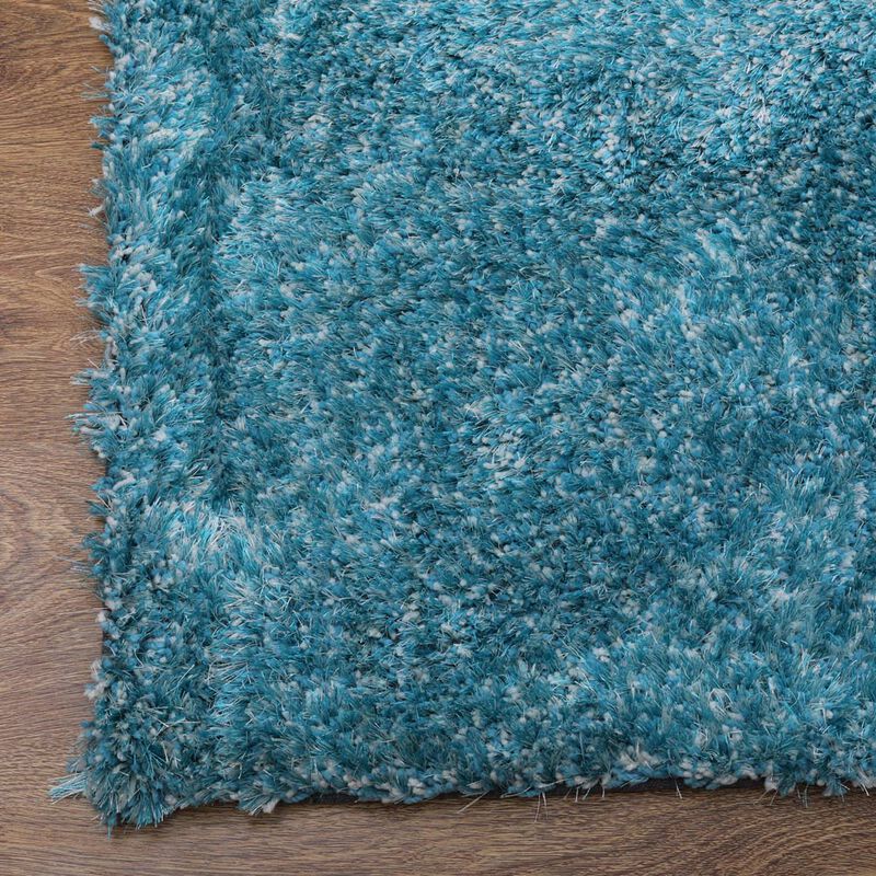 RUGSOTIC CARPETS HAND TUFTED SHAG POLYESTER ECO-FRIENDLY AREA RUGS  - Solid Plain Design, High Pile Thick Handmade Anti Skid Rugs for Living Room K00111 image number 4