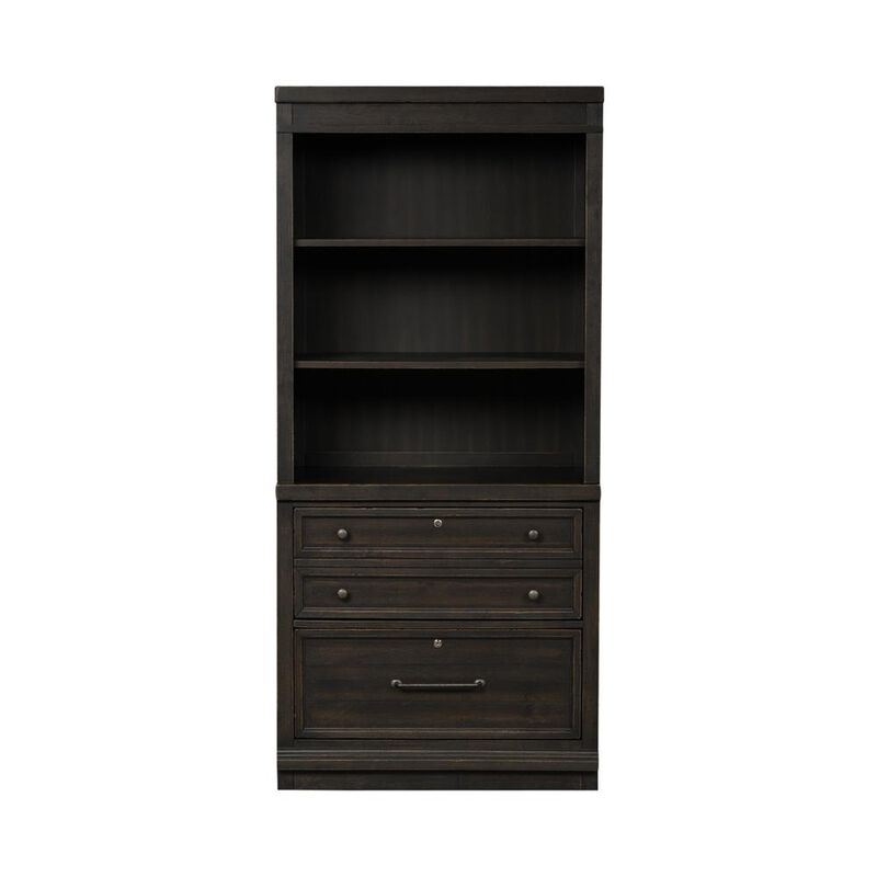Liberty Furniture 2 Piece Hutch & Cabinet Set in Chalkboard image number 2