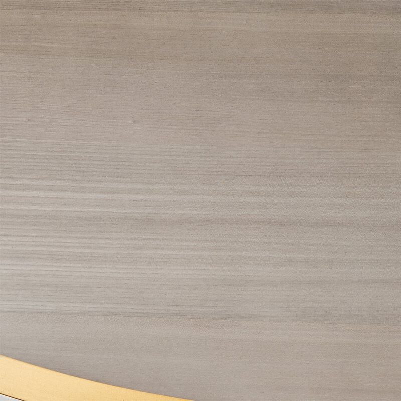 Michael Amini St. Charles 5-Drawer Highboy Chest - Dove Gray