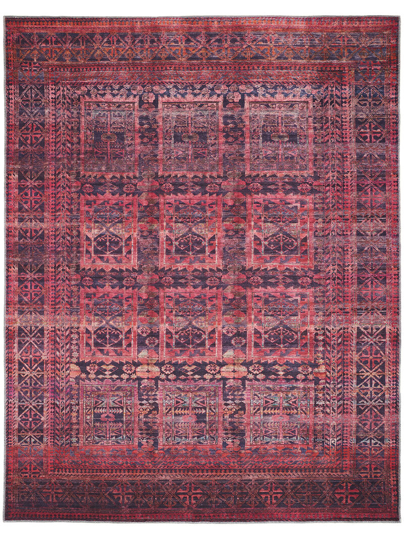 Voss 39H9F Red/Gray 5'3" x 7'6" Rug