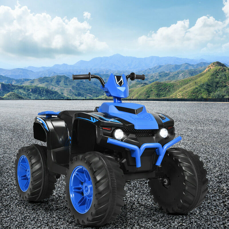 12V Electric Kids ATV Ride On Toy with LED Lights and Treaded Tires image number 4