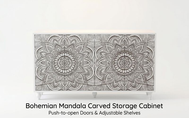 Judtik Embossed Sideboard image number 6