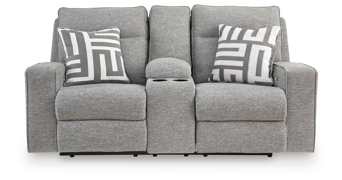 Biscoe Power Reclining Loveseat with Console