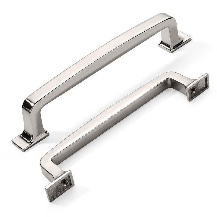 khtumeware 2 Pack 5 Inch Kitchen Cabinet Handles Polished Nickel Cabinet Pulls Drawer Pulls Kitchen Cabinet Hardware Kitchen Han