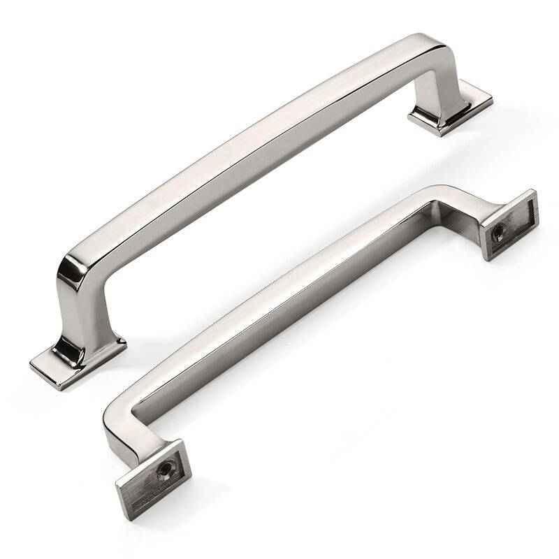 khtumeware 2 Pack 5 Inch Kitchen Cabinet Handles Polished Nickel Cabinet Pulls Drawer Pulls Kitchen Cabinet Hardware Kitchen Han