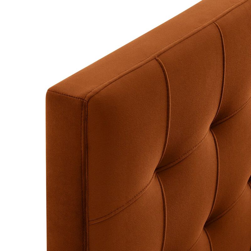 Lily Stain-Resistant Performance Velvet Full Size Headboard image number 5