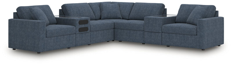 Modmax 7-Piece Balanced Sectional with Audio and Storage Consoles image number 0