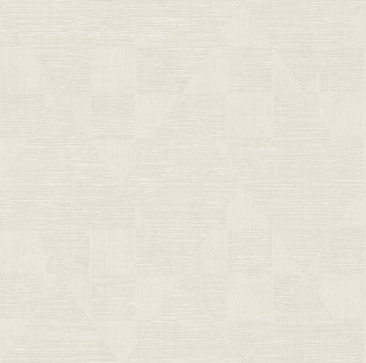 Wegener Ivory Geometric Wallpaper (Set of 2)