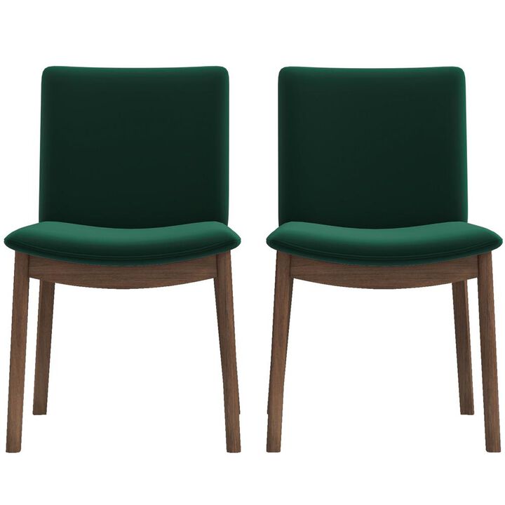Ashcroft Furniture Co Laura Mid-Century Modern Solid Wood Dining Chair (Set of 2)