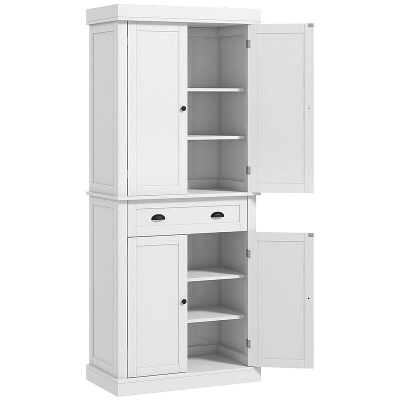 Hivvago Tall Kitchen Pantry Cabinet with Adjustable Shelves image number 0