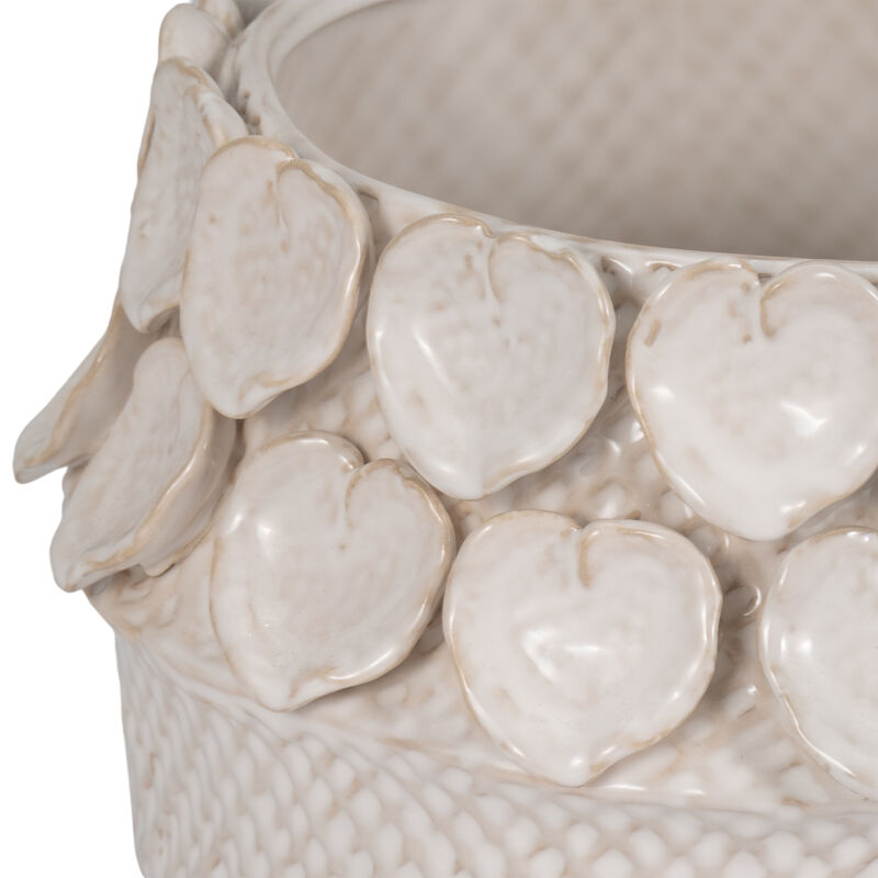 Leaf Applique Woven Planter image number 3