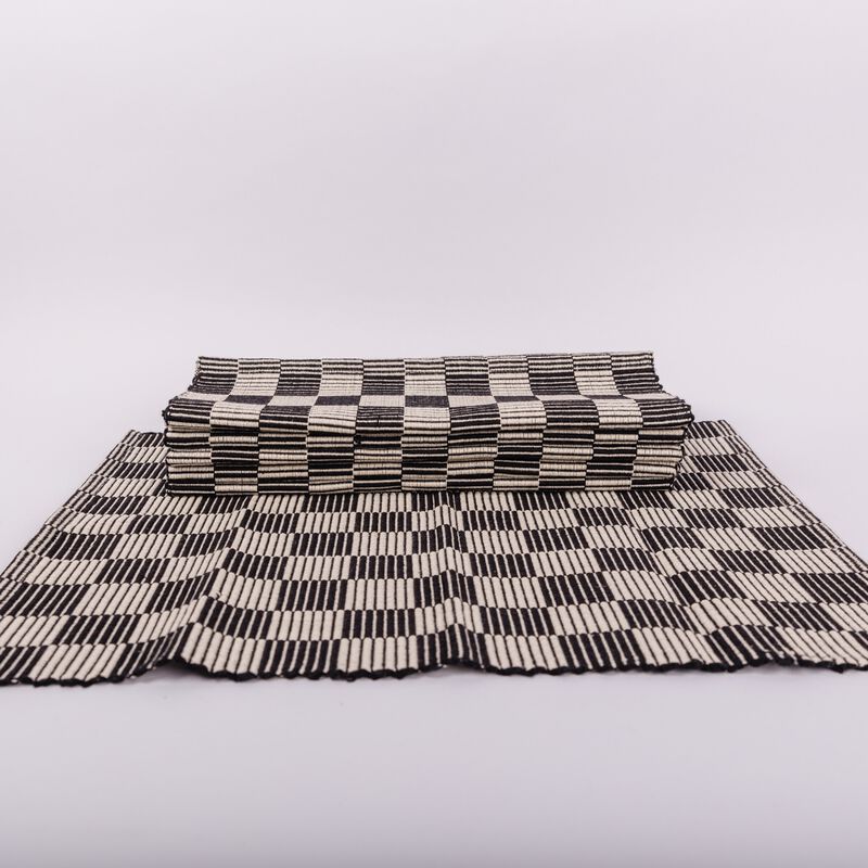 Handloomed Checkered Placemats - Set of 4