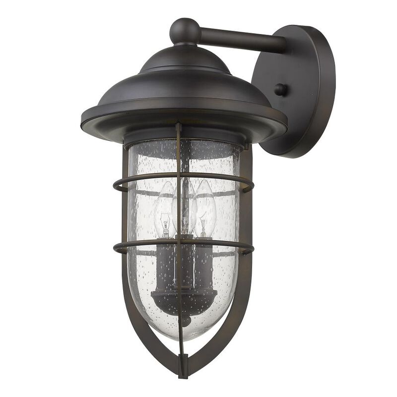Hivvago Dylan 3-Light Oil-Rubbed Bronze Wall Light