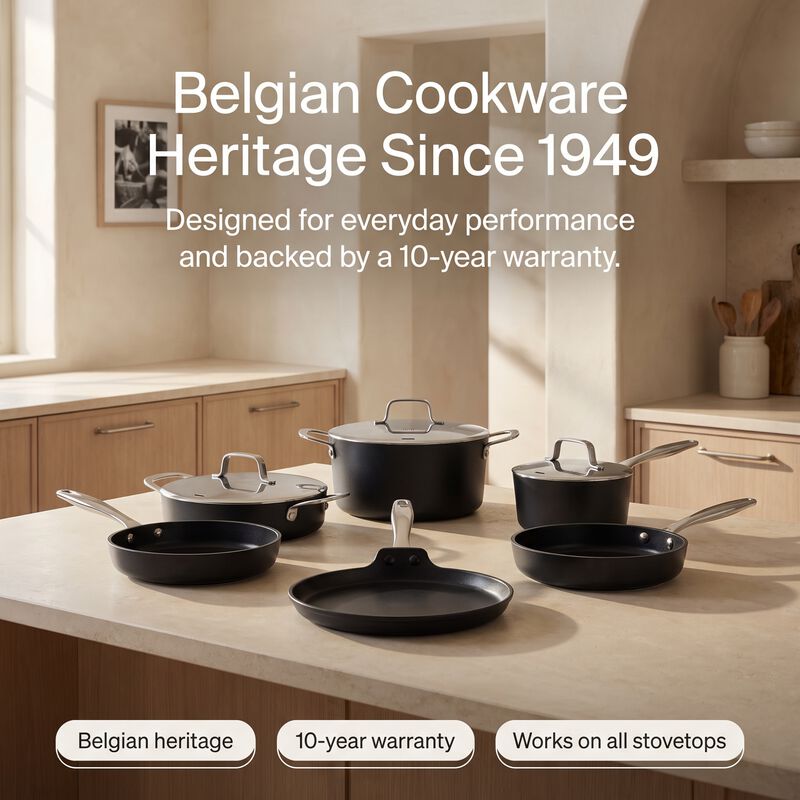 Alva Maestro 9-Piece Ceramic Nonstick Cookware Set image number 7