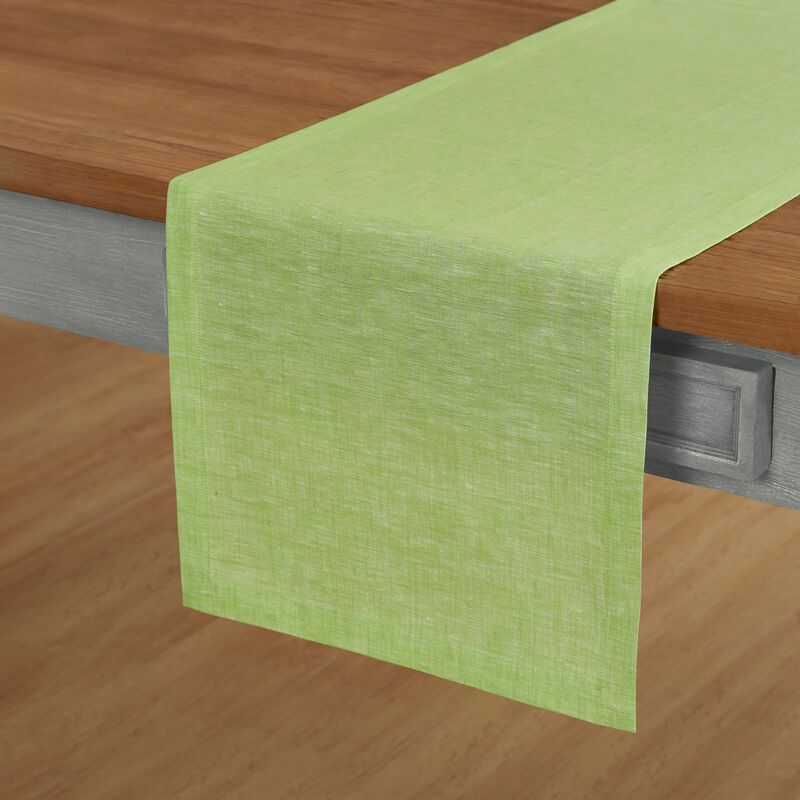 Solino Home Athena 100% Linen Table Runner &ndash; Handcrafted, Machine Washable, Perfect for Holiday and Everyday Dining
