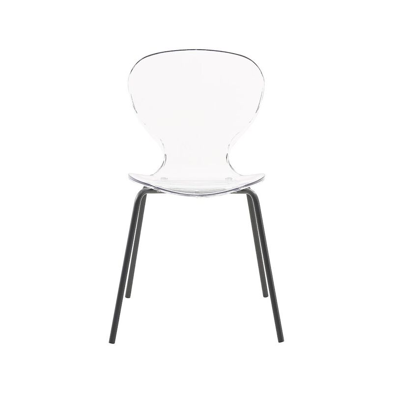 Meridian Furniture Clarion Matte Black Dining Chair, Set of 2