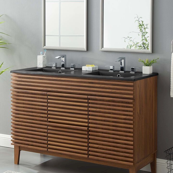 Modway Cayman 48 Double Basin Bathroom Sink
