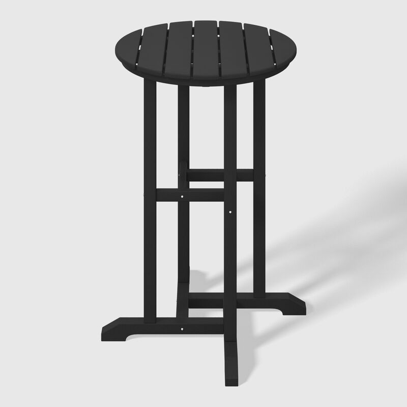 WestinTrends 37" Counter Height Round Outdoor Patio Bistro Bar Table