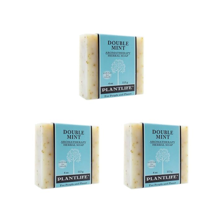 Plantlife Bar Soap - Double Mint 3 pack