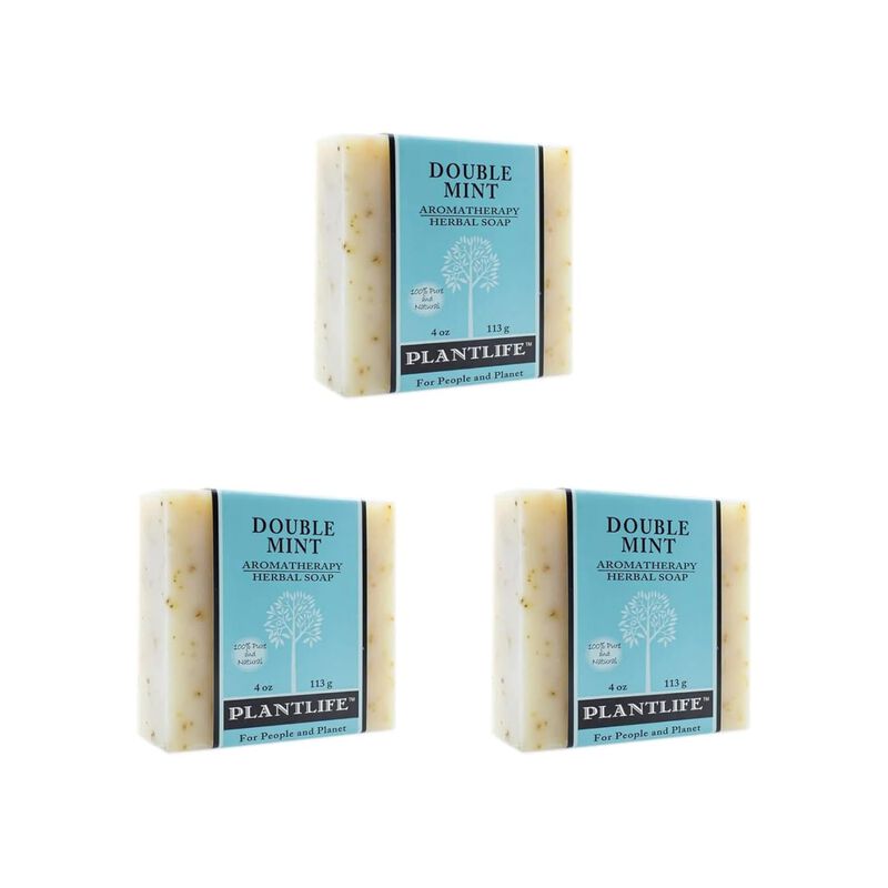 Plantlife Bar Soap - Double Mint 3 pack image number 1