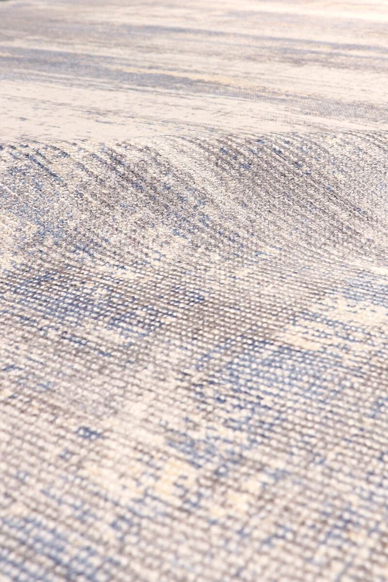 Pasargad Home Modern Hand-Loomed Ivory/Gold Area Rug image number 2