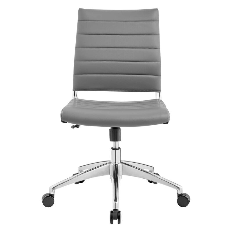Modway Furniture - Jive Armless Mid Back Office Chair Gray image number 0