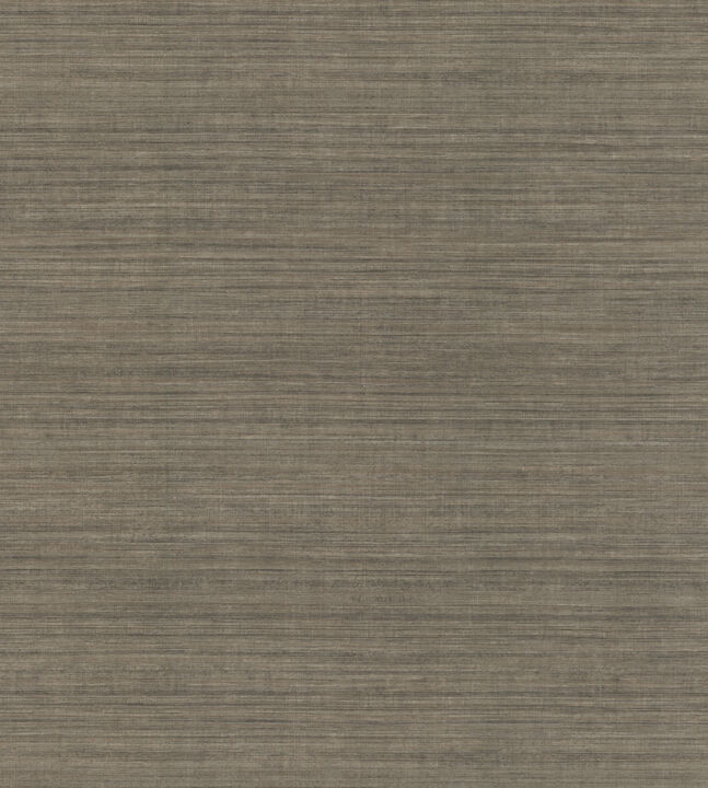 Silk Elegance Brown & Black Wallpaper