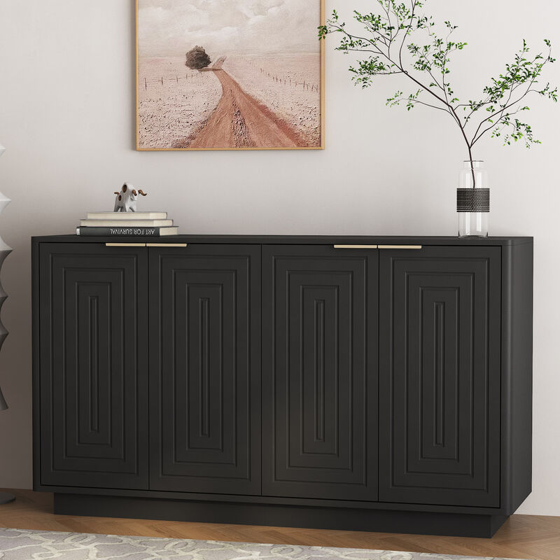 Lerdax Modern Sideboard Buffet Cabinet image number 6