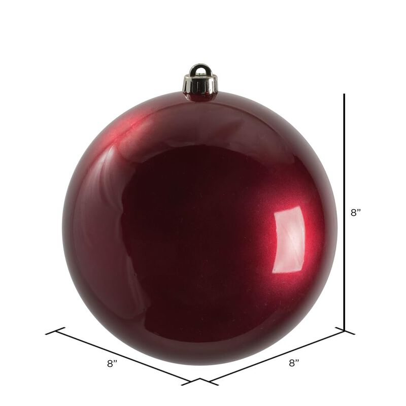 Vickerman Berry Red Candy Ball UV Drilled 1/Bg - image number 1