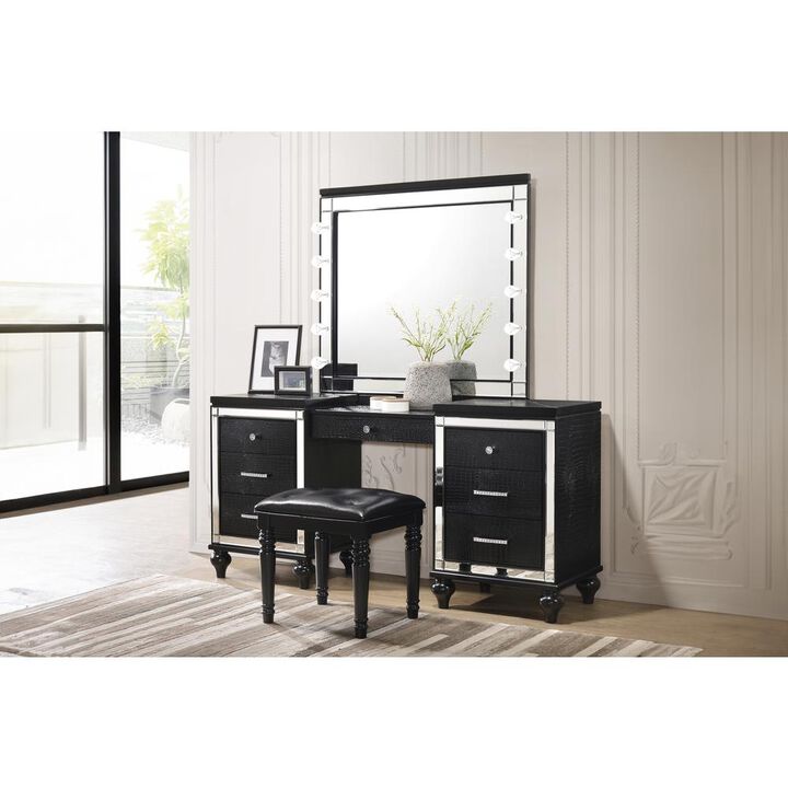 New Classic Furniture Valentino Vanity Table-Black