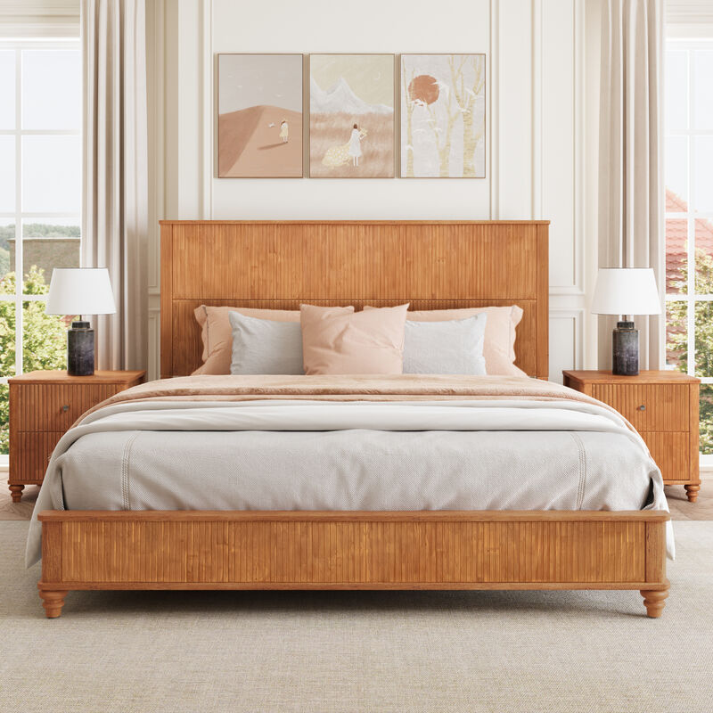 Zafblu King Platform Bed image number 1