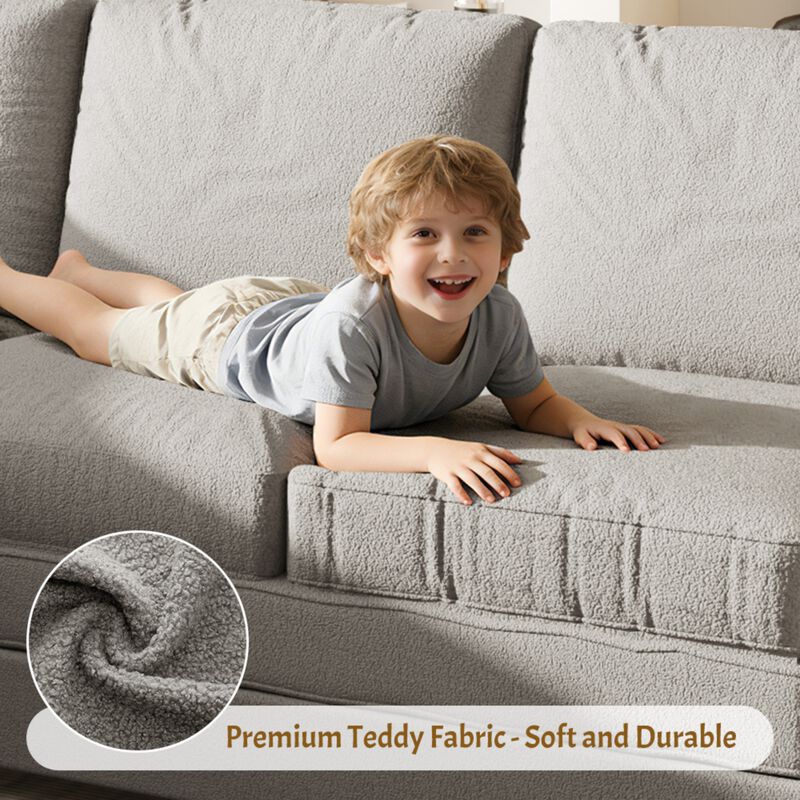 Fumris U Shaped Modular Sectional Sofa image number 5