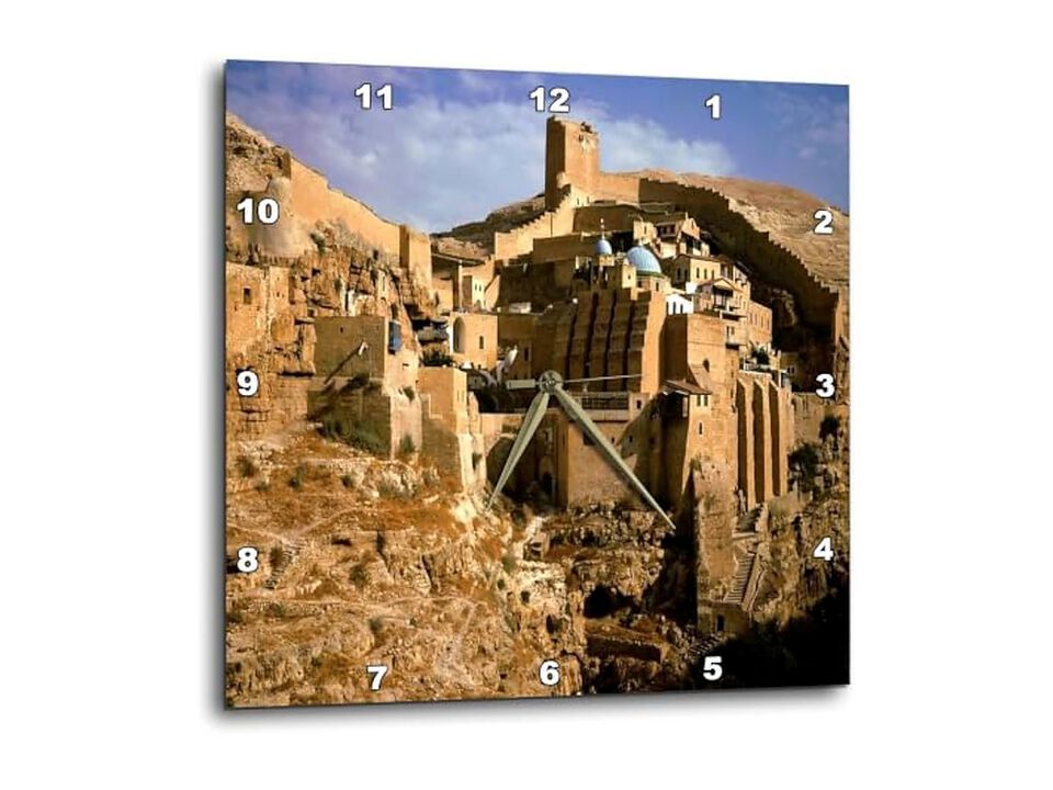 Incredible Israel Wall Clock 13 Inch Home Decor
