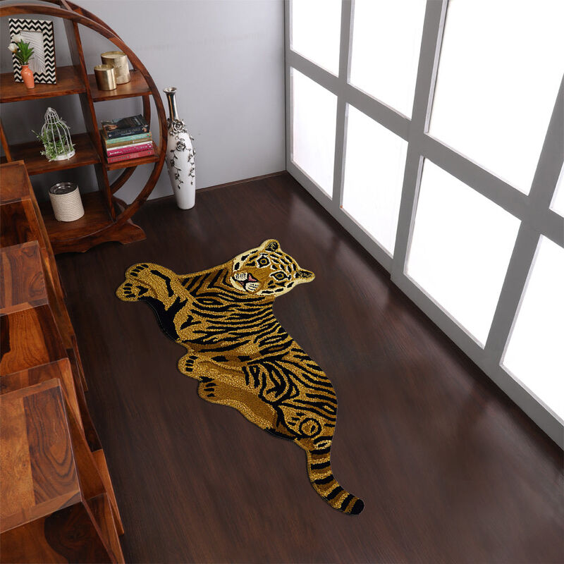 RUGSOTIC CARPETS HAND TUFTED WOOL ECO-FRIENDLY AREA RUGS  - 1'8''x3'3'', Novelty Shape, Multicolor, Kids Design, High Pile Thick Handmade Anti Skid Area Rugs for Living Room, Bed Room (K03003)