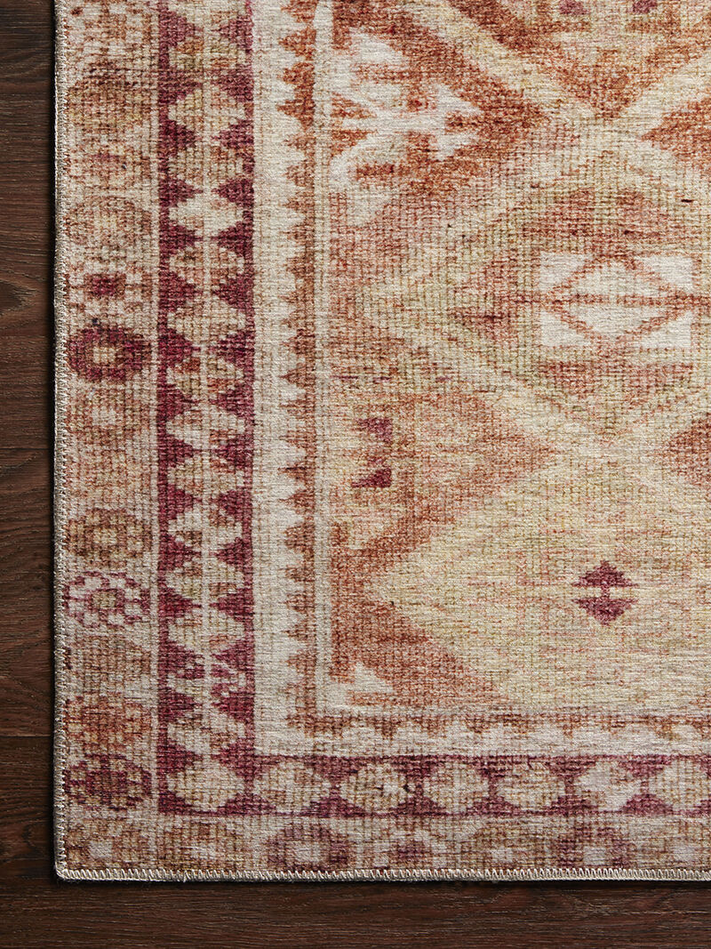 Layla LAY16 Natural/Spice 18" x 18" Sample Rug by Loloi II image number 5