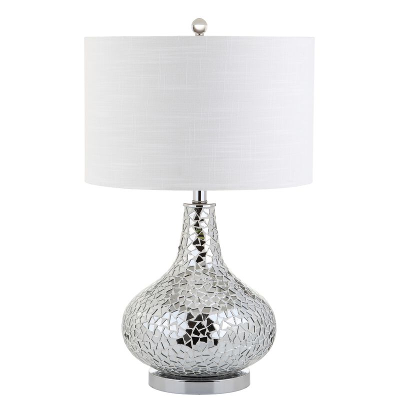 Emilia Mirrored Mosaic LED Table Lamp