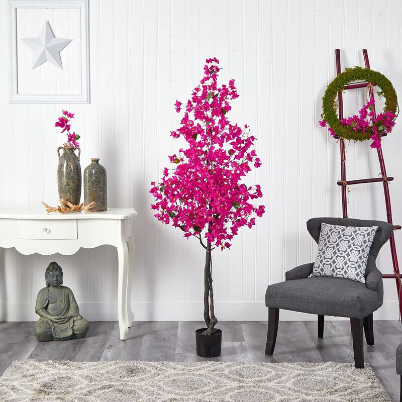 Hivvago 6 Feet Bougainvillea Artificial Tree