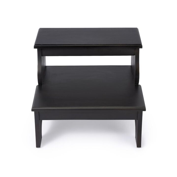 Butler Specialty Melrose Brushed Sable Step Stool, Dark Brown
