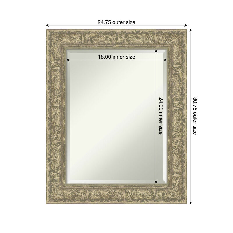 Luxe Beveled Framed Wall Mirror image number 4