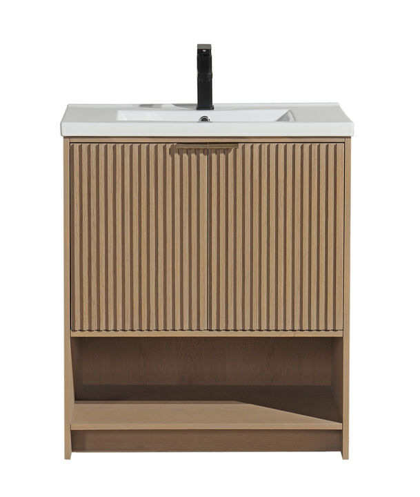 Diego 30" Bathroom Vanity Oak