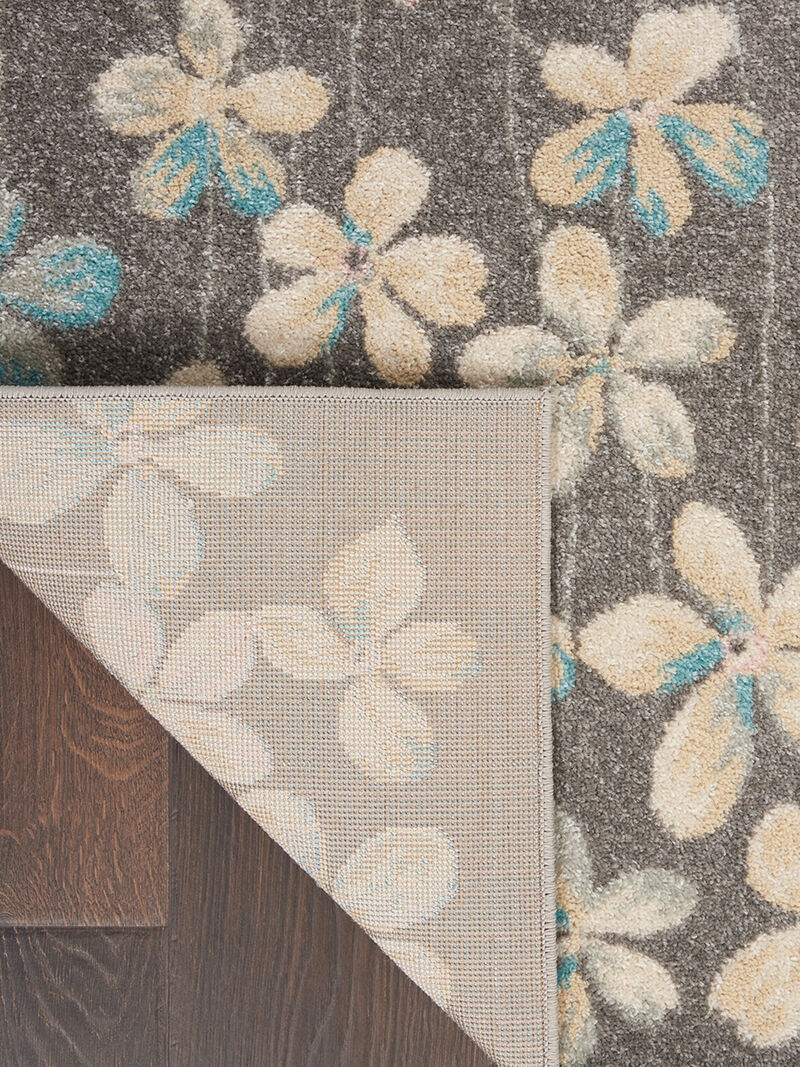 Tranquil TRA04 Gray/Beige 4' x 6' Rug