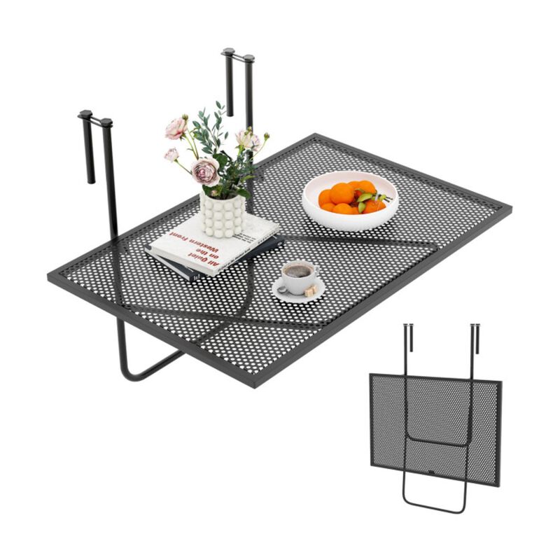 Hivvago Outdoor Folding Hanging Table with Metal Frame