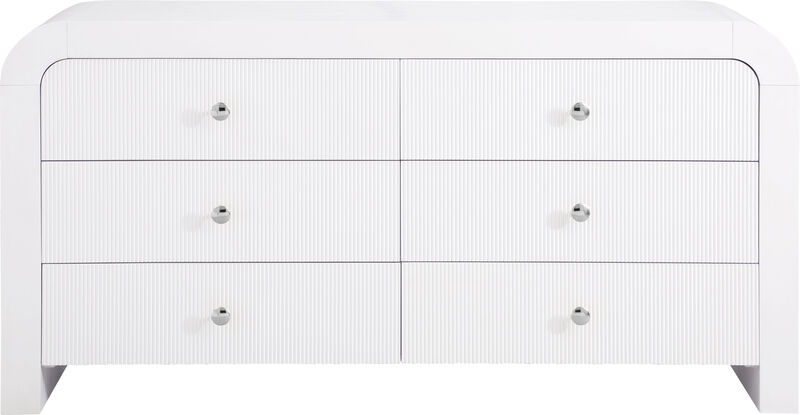 Meridian Furniture Artisto White Dresser image number 5