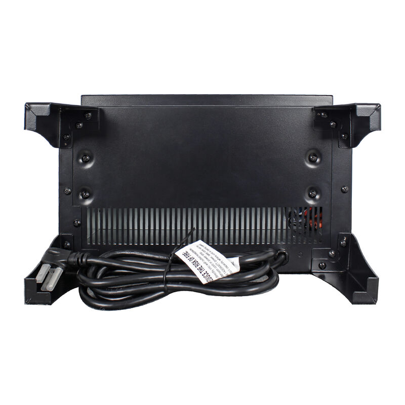 Electric Infrared Quartz Fireplace Stove with 3D Flame, Freestanding Heater for Cozy Rooms